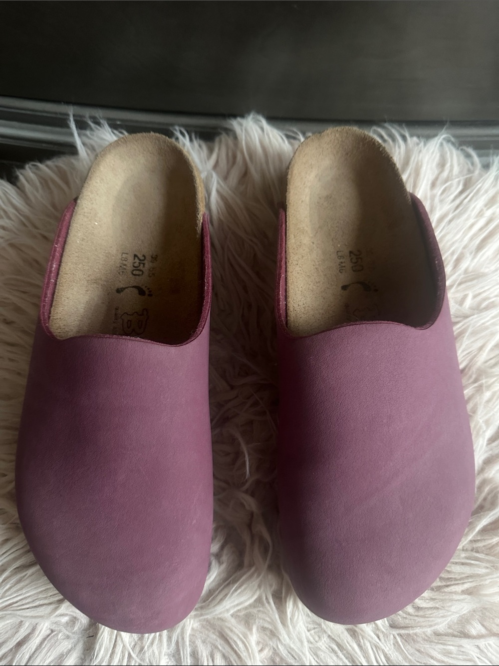 Birkies Women's Slip-On Clog in Mauve Pink